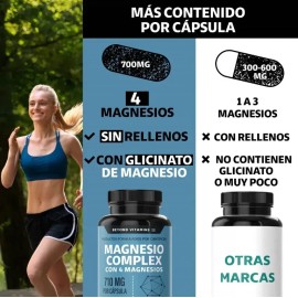 Beyond Vitamins Magnesio Complex 4 Tipos De Magnesio 180 Cáp