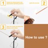 Hukalw Incense Burner Holder for Sticks, [New Upgraded-Two Black Clip]