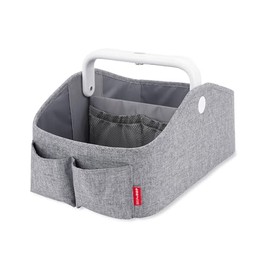 Skip Hop Diaper Caddy Organizer with Touch Sensor Night Light, Nursery Style