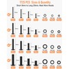 INCLY 1725PCS Metric Screw Assortment, M2 M3 M4 M5 Machine