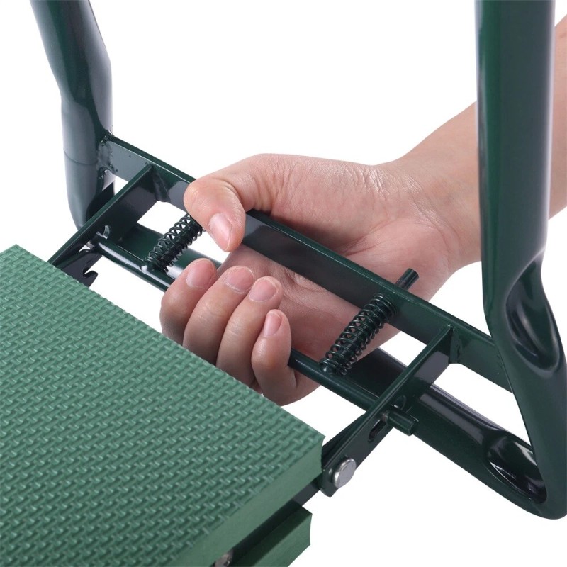 qwee-8 Folding Garden Kneeler Kneeling Bench Stool Soft Cushion Seat