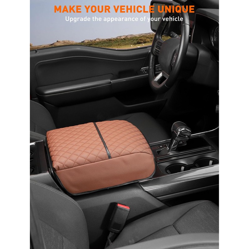 Savadicar Center Console Cover for 2021-2025 Ford F150 (Not Fits