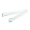 Party Essentials Plastic 6.5" Serving Tongs, 8-Count, Clear