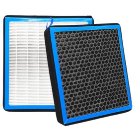 CF10134 Filtro de aire de cabina con carbón activado compatible con Honda Accord Civic CRV Odyssey Passport Pilot Ridgeline, Acura MDX RDX RL RLX TL TLX TSX ZDX