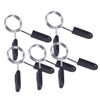 BIUDECO 5Pcs Spring Clamp Collars for Weightlifting Barbell Clip for