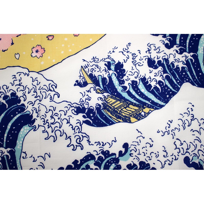 Forkart Godzilla Print Hand Towel, Fugaku, Cherry Blossom