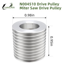 2PC N004510 Drive Pulley Miter Saw Drive Pulley Compatible with DeWalt DWS716 DHS716 DWS780 DWS779 New Replacement Part