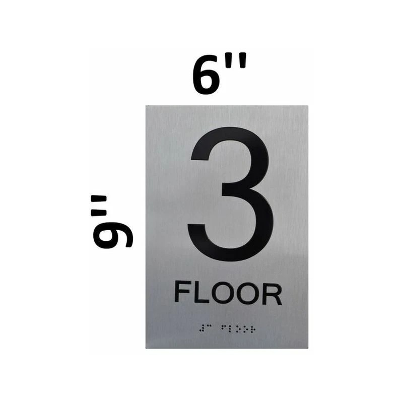 BUILDINGSIGNS.COM 3rd Floor SIGN-(Aluminiu