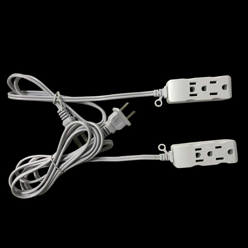 3 Outlet Surge Protector Power Strip, Input :2 Flat pins,Output:3X3pins,3FT,6Ft,9Ft,15Ft