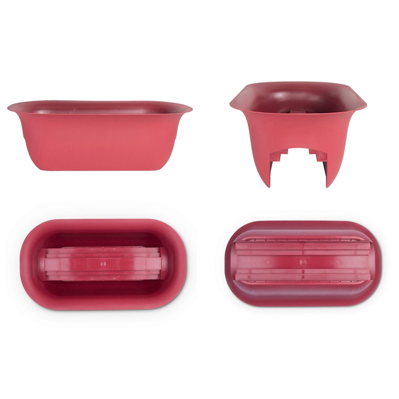 Bloem Modica Deck Rail Planter 24" Terra Cotta (MR2446)