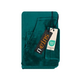 npluseins Blanket with Sleeves, Gifts for Children, 90 x 150 cm, TV Blanket Jumper, Cuddly Blanket, The Original with Sleeves and Bum Bag, 1448.2043, Petrol