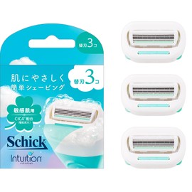 Schick Intuition Sensitive Skin Replacement Blades (Pack of 3) for Women