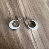 Agálea | Aretes tipo arracadas Media Luna Cartoneada lisa de