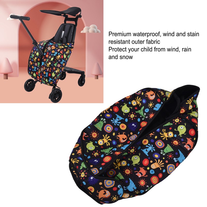Baby Stroller Sleeping Bag Universal Windproof Foldable Toddler Stroller FootmuffLittle