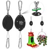 Plant Pulleys, Heavy Duty Retractable Hangers, 304 Stainless Steel Rope,