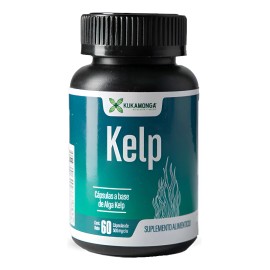 Kit 3 Frascos De Kelp Algas Marinas - 60 Cápsulas Sin Sabor