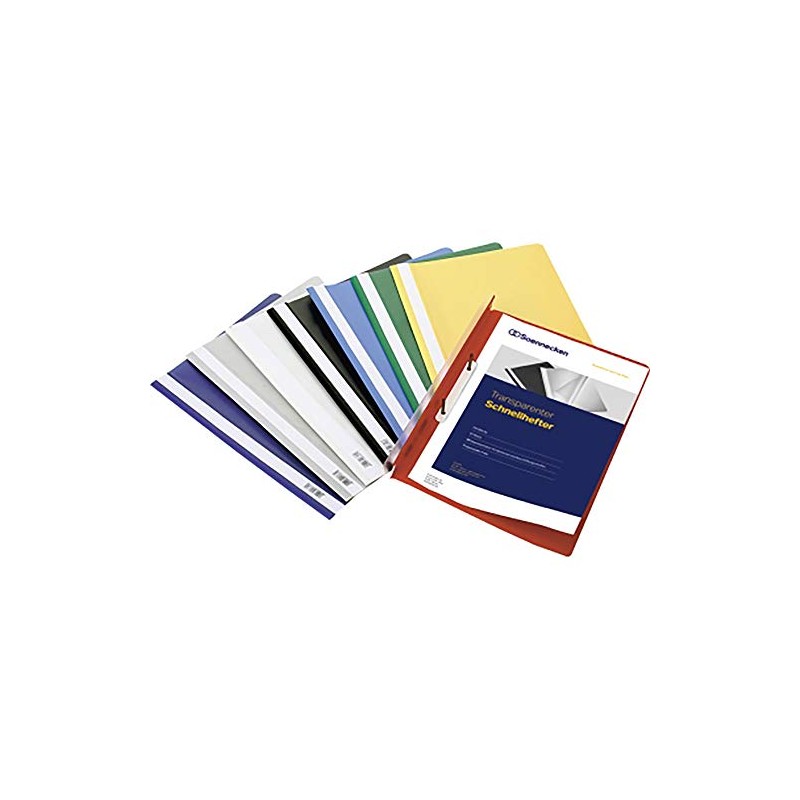 Soennecken File Folder 2970 DIN A4 Polypropylene Assorted Pack of