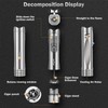 Cigar Lighter, Cigar Punch, Cigar Draw Enhancer, Cigar Holder,All-in-one Refillable