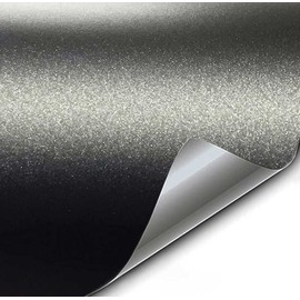 VViViD Black Matte Metallic Air-Release Adhesive Vinyl Pinstripe Tape Roll (½ Inch x 20ft)