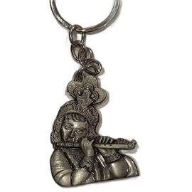 Imagine Mart Hindu Lord God Bal Shree Krishna Multi Color Metal Keychain and Keyring Gift For Men And Women(Multi Color), Multi, Medium