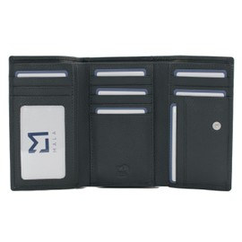 Mala Leather Group of Dogs (Kennel Crew) Large Tri fold Purse - 40 3692