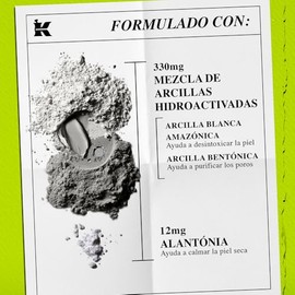 Kiehl’s - Rare Earth Pore-Minimizing Clay Mask, Mascarilla Facial con Arcilla Amazónica, Minimiza los Poros, Desintoxica y Purifica la Piel, Reduce la