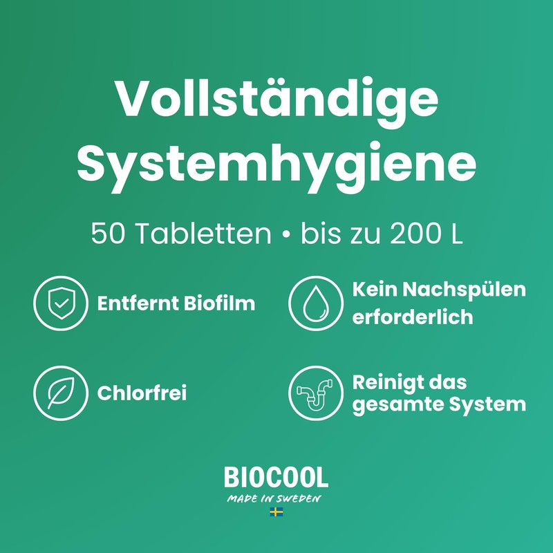 Biocool Fresh Water Tank Cleaning Tablets - Powered by OxyTech