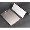 Foldable Stainless Steel Clipboard with Shoulder Strap - Adjustable Size,