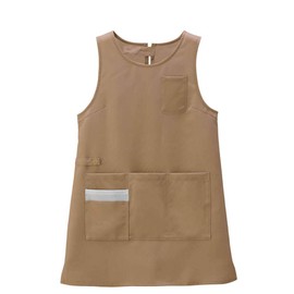 Nursley 9292012A Women's Tunic Type Apron (Smooth Touch), Nursing, Nursing, Dentistry, 12 Colors, M-L, Toffee Beige