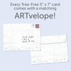 Tree-Free Greetings Holiday Card with Matching Envelope, Eco Friendly, Made