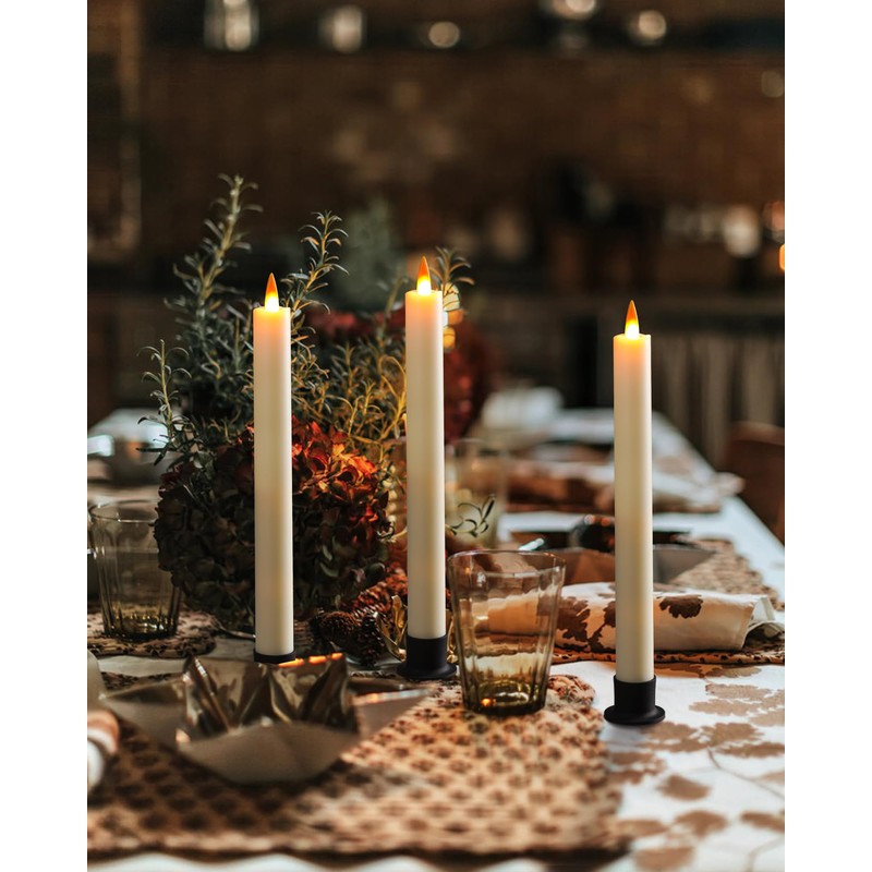 Da by 3 LED Flameless Table Candles with Remote Timer,