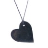 Pachamama Essentials Heart Shungite Pendant Necklace with Certificate of Authenticity,
