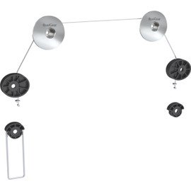 QualGear QG-TM-001 Picture Hanging Style Ultra Low Profile TV Wall Mount for Most 37 to 70-Inch TVs and Monitors, Aluminum [CHECK VESA COMPATIBILITY BEFORE PURCHASE], silver