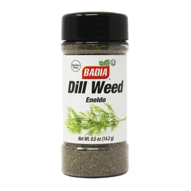 Badia Dill Weed, .50 oz – Dill Seasoning Herb for Fish, Pickles, Dressings, Sauces & Salads, Gluten Free, Kosher