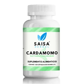 Cardamomo 100% Puro 120 Cápsulas De 500 Mg Saisa Herbal Sabor Sin Sabor
