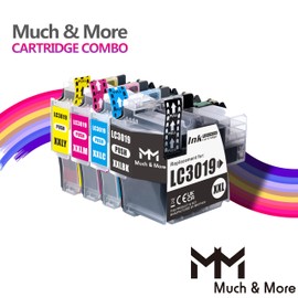 MM MUCH & MORE Compatible Ink Cartridge Replacement for Brother LC3019XXL LC-3019 LC-3019 XXL to Used for MFC-J5330DW MFC-J6530DW MFC-J6730DW MFC-J6930DW Printers (4-Pack, High Yields)