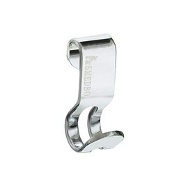 Smedbo "Sideline" Soap Basket Hooks of Stainless Steel, Polished Chrome, 2-Piece, Silver, 2.3 x 1.5 x 4.1 cm