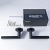 Carlisle Brass Serozzetta Edge Door Handle, Matt Black