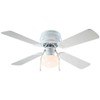 Boston Harbor 42-742t-sh-en-wh Ceiling Fan, White, 42"