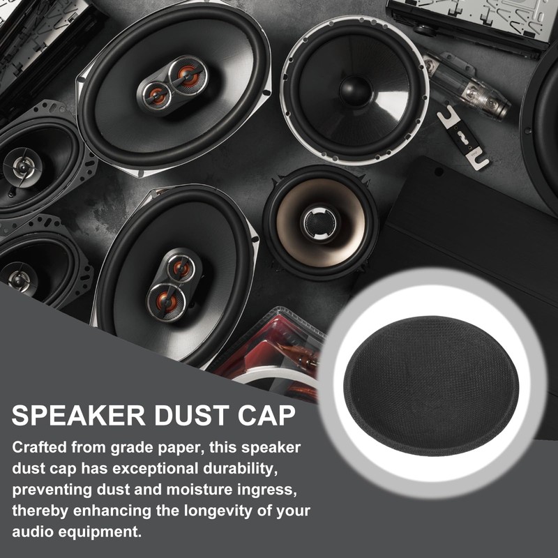 sourcing map Speaker Dust Cap 54mm/2.1" Outer Diameter Dome Paper