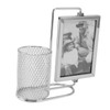 Pen Holder Picture Frame Stainless Steel Large Capacity Multi Purpose