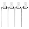 4 Pack Stainless Steel Universal Exhaust Hanger Rod Weld On