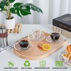 GURUDAR Glass Espresso Shot Cups with Saucers Set of 6,