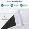 HOMEIDEAS 100% Blackout Sidelight Curtains for Front Door, Side Door