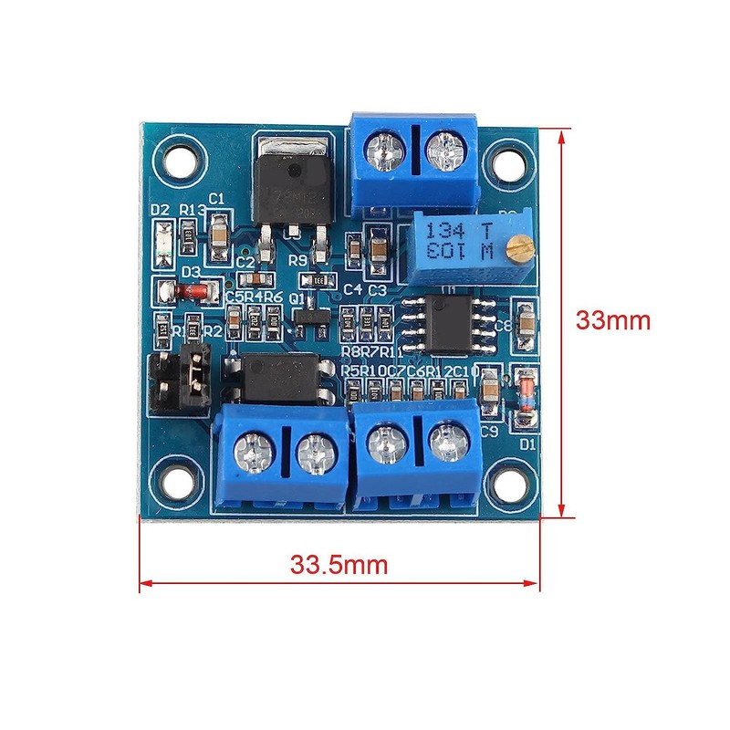 HALJIA PWM Turn Voltage Module 0%-100% PWM Turn to 0V-10V