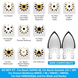 129Pcs Oscillating Multitool Sanding Pad Kit, Universal Finger Sanding Pads 60-320 Grit Triangle Finger Sandpaper Set, Multipurpose Sanding Paper Assortment with 3 Spacer Adapter