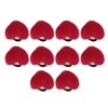 10pcs Wrist Pin Cushion Soft Elastic Heart Shaped Wearable Needle