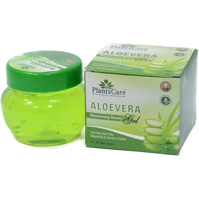 Gel hidratante ayurvédico con aloe vera de Plants Care, 100