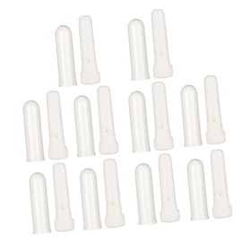 Vaguelly 10pcs Refillable Essential Oil Tubes White Aromatherapy Sticks for Enhanced Breathing and Relaxation for Daily Use and Custom Scents