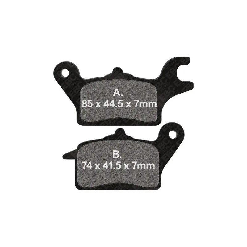 Juego De Balatas Traseras Para Crossmax 250 Fa691 Mtc